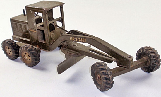 A Tonka U.S. Army Road Grater