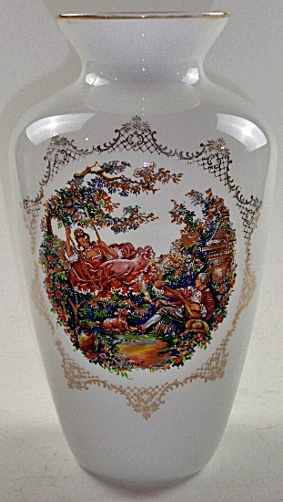 A Large Italian Opaline Vase