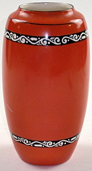 A Czech Art Deco Porcelain Vase