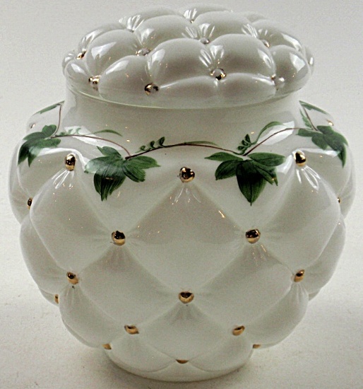 A Vintage Consolidated Glass Cookie Jar,