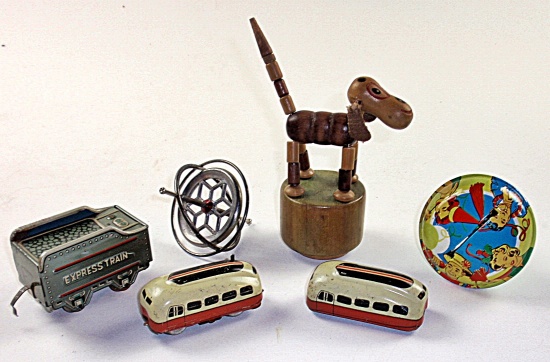 6Pc Vintage Toys