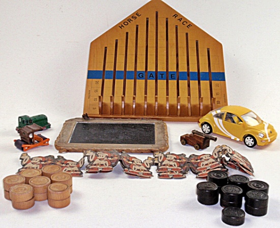 A Group of Vintage Toys & Games