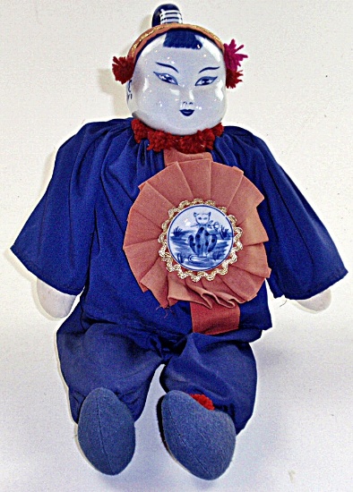 A Vintage Chinese Porcelain Doll