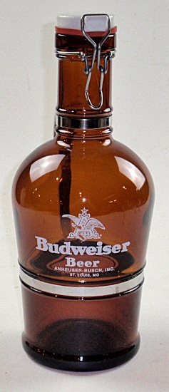 A Budweiser Beer Handled Growler