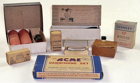 8 Vintage Household Boxes