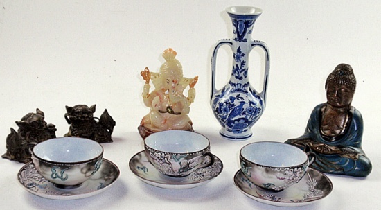 Lot of misc. Asian pieces (11)
