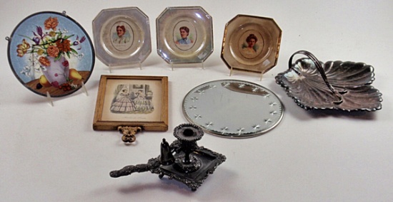 Lot of antique items (8)