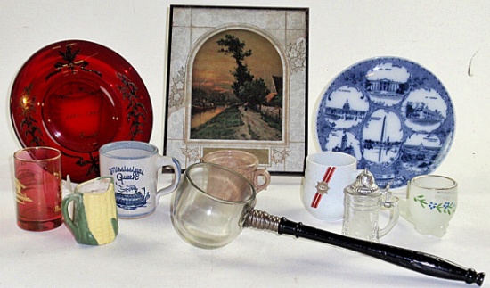 Lot of misc. souvenir dishes (11)