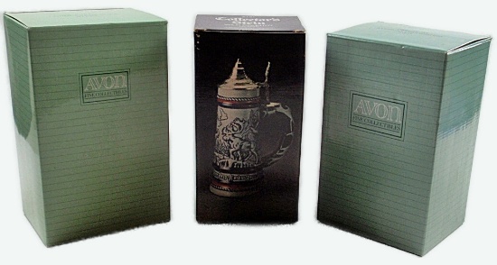 3 Avon Beer Steins
