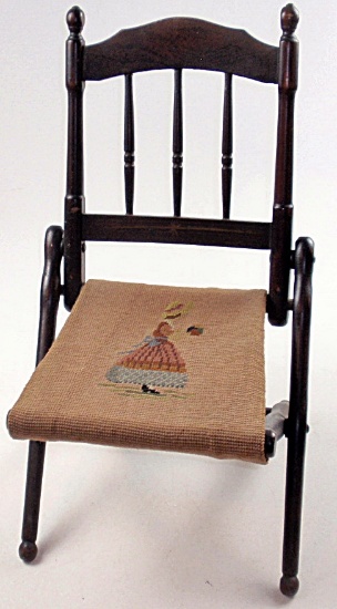 A Victorian Folding Child's Chair