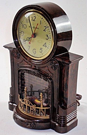 A Master Crafters Fireplace Clock