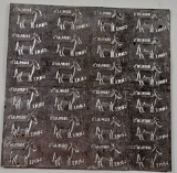 A Brown's Mule Plug Tobacco Embossed Panel