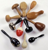An Assortment of 12 Wooden Darners