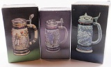 3 Vintage Avon Beer Steins