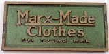 A Clothing Store Plaque
