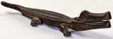 A Hedford Bros Foundry Alligator Nutcracker
