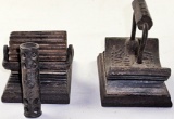 A Pair Of 2pc Fluting Irons