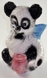 A California Pottery Panda Bear Vase