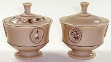 A Pair Of Westmoreland Covered Jars