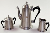 A Steiff Presentation Pewter Coffee Set,