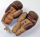 Pair of Vintage Leather Boxing Gloves