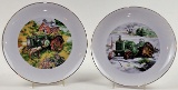 Set Of 4 John Deere Credit Union Porcelain Plates