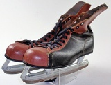 Pair of Vintage Maple Leaf Brand Hockey Skates