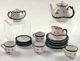 A 15 Pc Ceramic Child's Tea Set