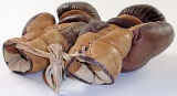 Pair of Vintage Leather Boxing Gloves