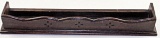 A Carved Wood Plate Shelf