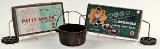 A Griswold Deep Patty Cast Iron Lot