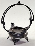 A Victorian Quadruple plate Brides Basket Stand