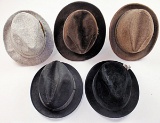5 Vintage Men's Hats