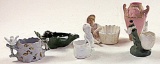 6 German Porcelain Novelties