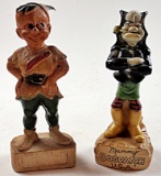 2 Vintage Character Figures