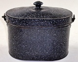 A Good 3 Pc Graniteware Lunch Pail