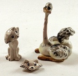 2 Japan Porcelain Novelty Figures
