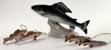 A Large Czech Ceramic Fish Figure