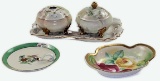 5Pc Hand Painted Porcelain