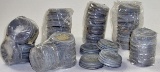 More than 60 jar lids for canning.