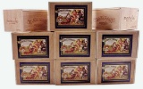 9 Morado Wood Cigar Boxes