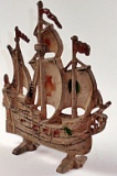 Cast Iron Sailing Ship TV Lamp