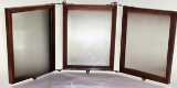 Victorian Aesthetic Movement Tri-Fold Mirror
