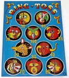 A Zoological Ring Toss Game Board