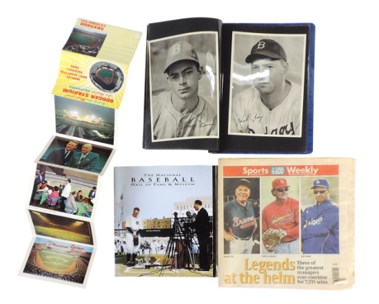 Baseball Historical Memorabilia (6), The National Baseball Hall Of Fame & Museum, Merch Catalog, ...