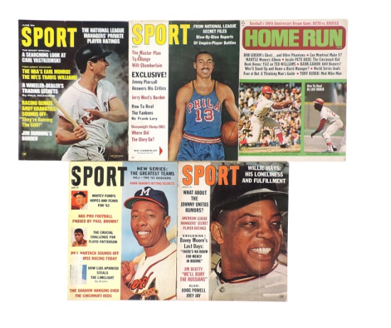 SPORT & Home Run Magazines (5), SPORT published monthly by Macfadden Publications, Inc., New York...