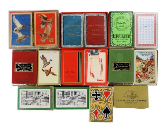 Advertising Playing Card Sets (11), Always Rely On Reliable Coal Your Best Fuel, Reliable Coal Co.,