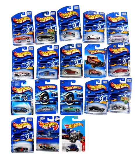 Hot Wheels (18), Altered State, Swoop Coupe, Shoe Box, Fish'd & Chip'd, GM Lean Machine, Logo-mot...