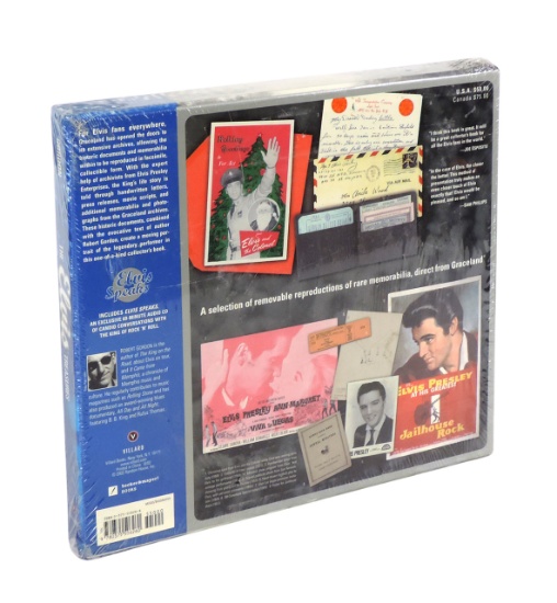 Elvis Presley "The Elvis Treasures" by Robert Gordon, contains never-before-published Removable D...