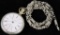 Illinois Watch Co. Pocket Watch 17 Jewels movement # 1533957 with watch fob.